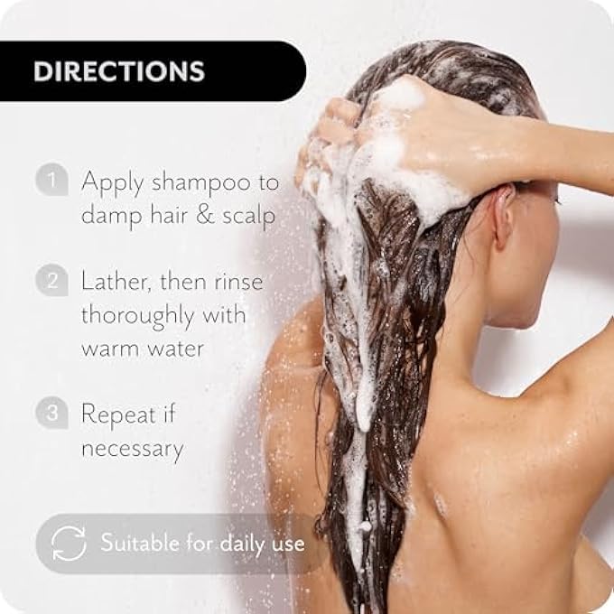The Act EVERYDAY ORGANIC SHAMPOO - MOISTURIZING, RESTORATIVE, NOURISHING CARE FOR ALL HAIR TYPES, CURLY AND NORMAL HAIR, FOR WOMEN MEN, SULFATE FREE, VEGAN, 9.47 FL OZ (EVERYDAY) - Image 3