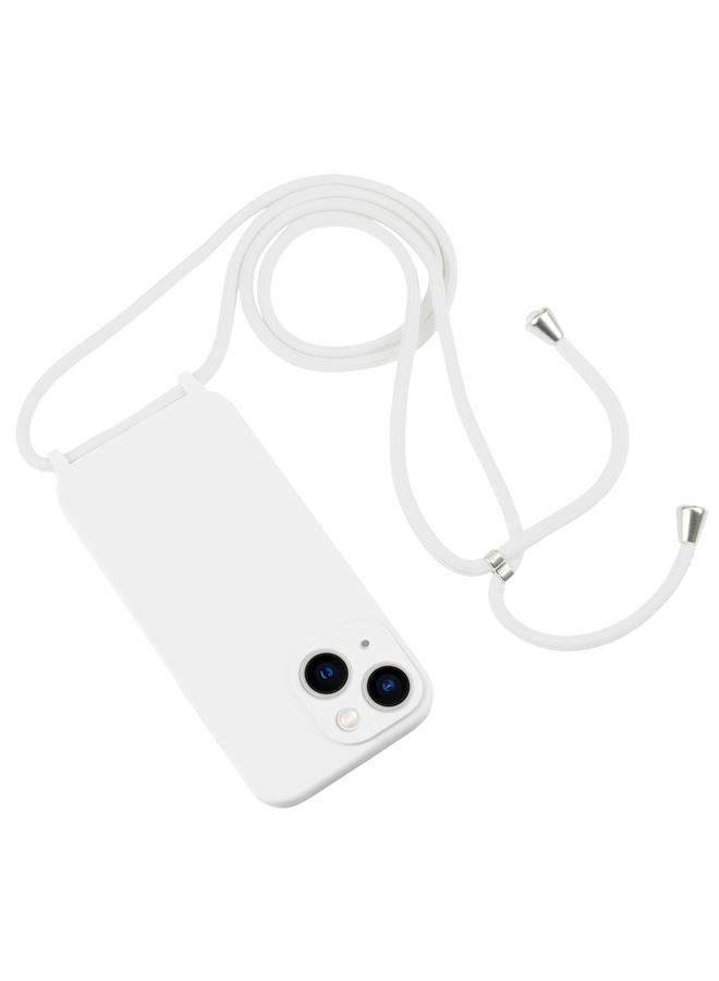 erorex Case For iPhone 13 Crossbody Lanyard Liquid Silicone Case - Image 2