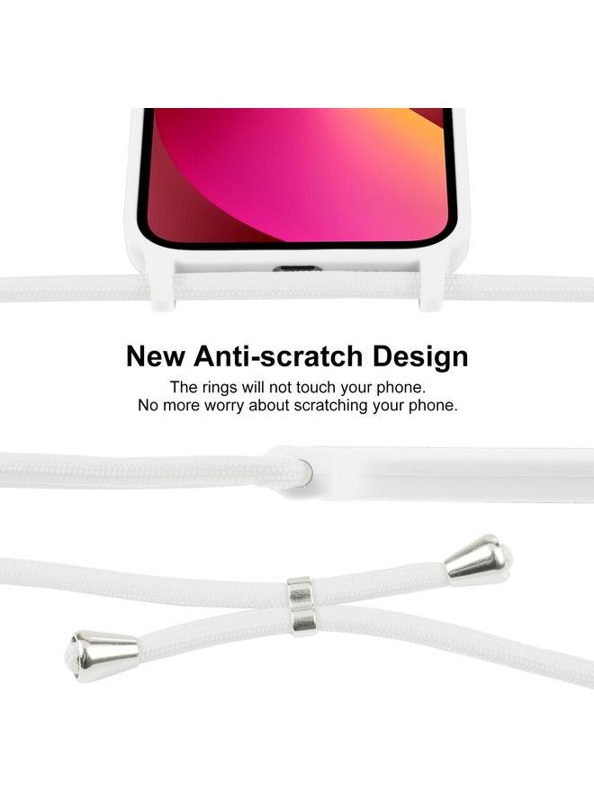 erorex Case For iPhone 13 Crossbody Lanyard Liquid Silicone Case - Image 3