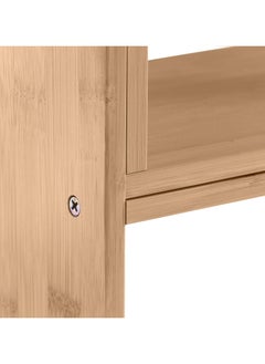 Generic Multipurpose Desk Storage Organizer | Natural Beech Wood Adjustable Racks, Shelves & Drawers Book Shelf | Storage Shelf | Office Organization  - Image 5