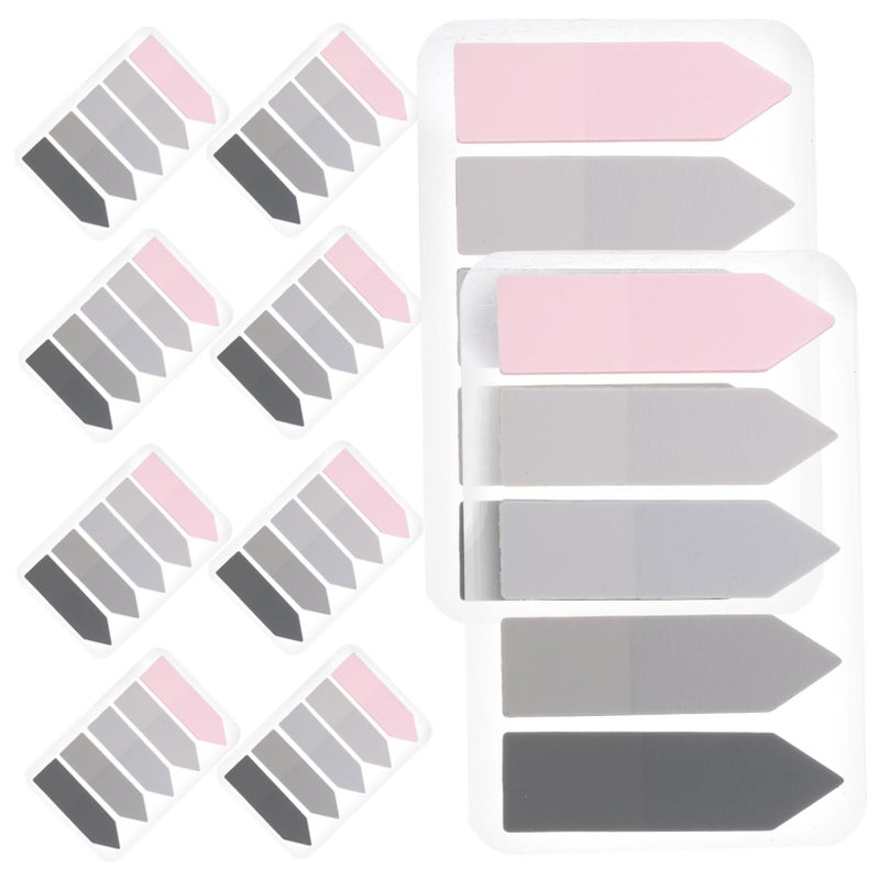 Colorful Arrow Index Tabs 10 Sets Page Markers Sticky Book Tabs Reading Highlight Strips Office Supplies - Image 2