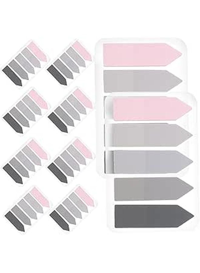 Colorful Arrow Index Tabs 10 Sets Page Markers Sticky Book Tabs Reading Highlight Strips Office Supplies - Image 1