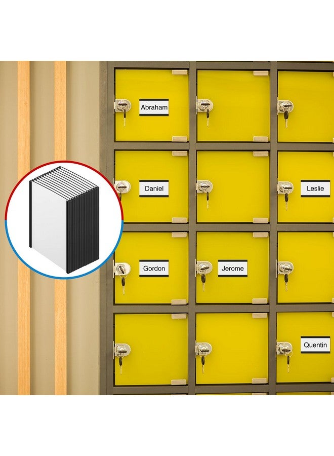 جلينمال مجموعة حاملات ملصقات مغناطيسية على شكل قناة C مكونة من 30 قطعة مقاس 3 × 5 بوصة مع أغشية واقية وشرائط بديلة للرفوف المعدنية وعلامات اسم السبورة البيضاء - Image 5