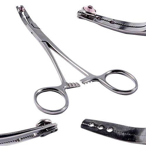 CHUANCI Professional MicroDermal Surface Anchor Holder Dermal Anchor Holding Tool for Body Piercing Jewelry Forcep Three Holes - Image 2