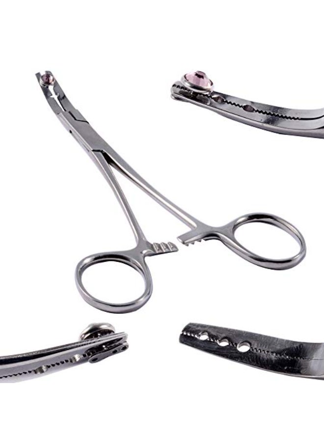 CHUANCI Professional MicroDermal Surface Anchor Holder Dermal Anchor Holding Tool for Body Piercing Jewelry Forcep Three Holes - Image 1