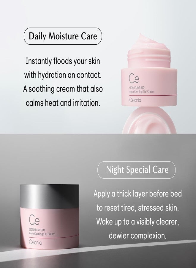 CELINO Celonia Signature Bio Aqua Calming Gel Cream, Korean Luxury Anti-Aging Skincare, Premium Bio Stem cell Skin Care, Cooling Calming Soothing And Deep Hydrating Cream For Face 50ml - Image 3
