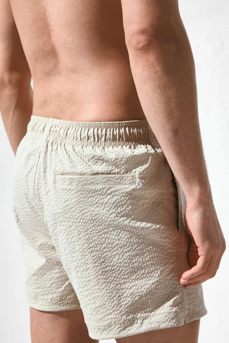 H&M  Seersucker swim shorts for Men | Best Price UAE