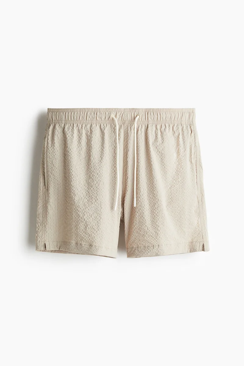 H&M  Seersucker swim shorts for Men | Best Price UAE