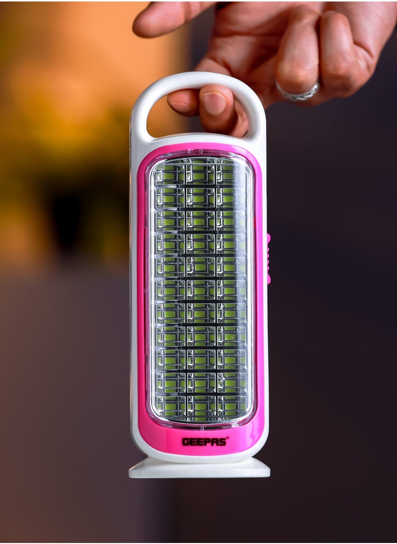 GEEPAS LED Emergency Lantern with Solar Panel Energy Efficient Design, 33 Pieces Hi-Power LEDs, and 5 Hours Working| Compact, Porta.ble and Light-Weight Design with Stand  - Image 2