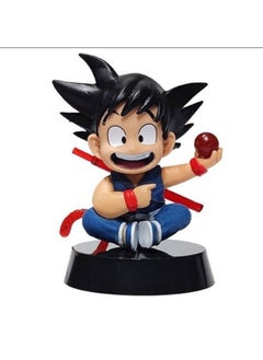 Blue Aura Blue Aura Goku Action Figure with Ball Height 12CM Multicolour Material PVC (Goku with Ball)  - Image 1