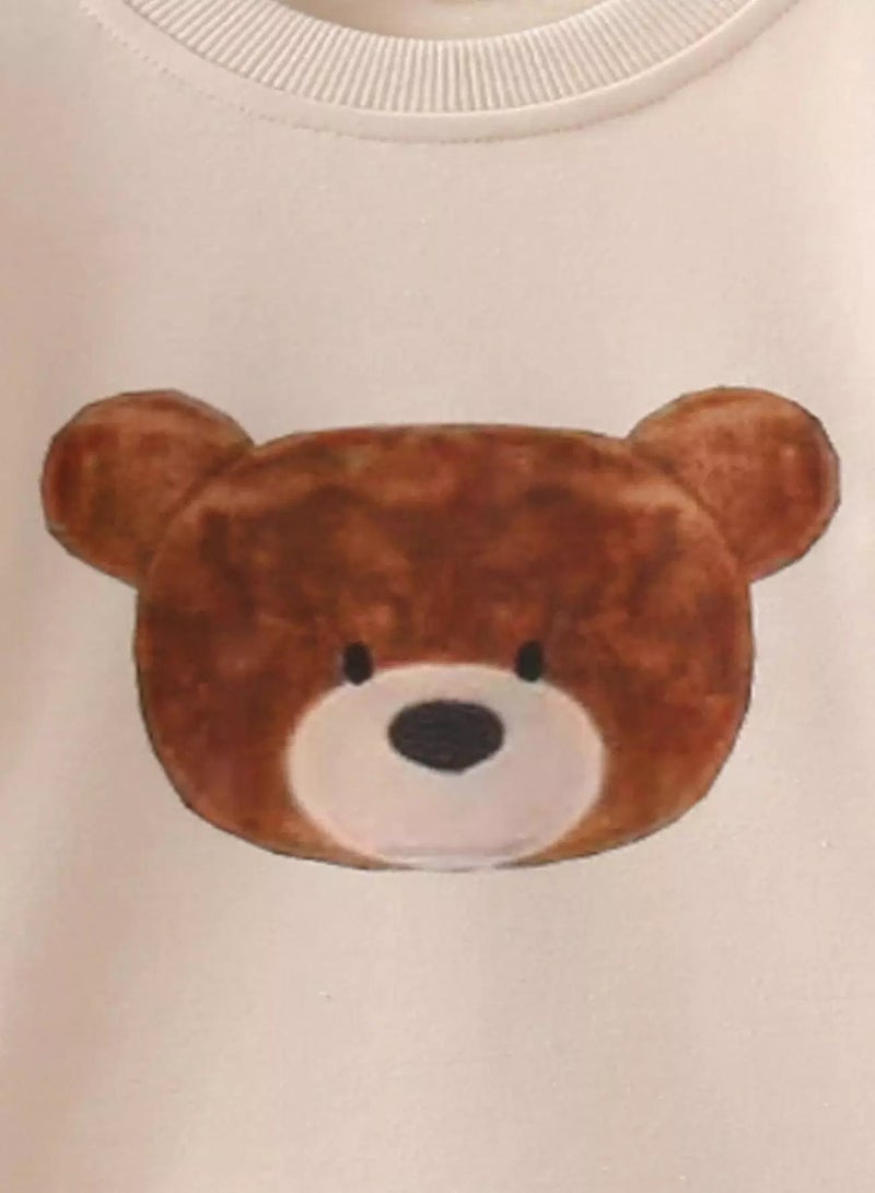 Toddler Boys Bear Print Pullover  - Image 3