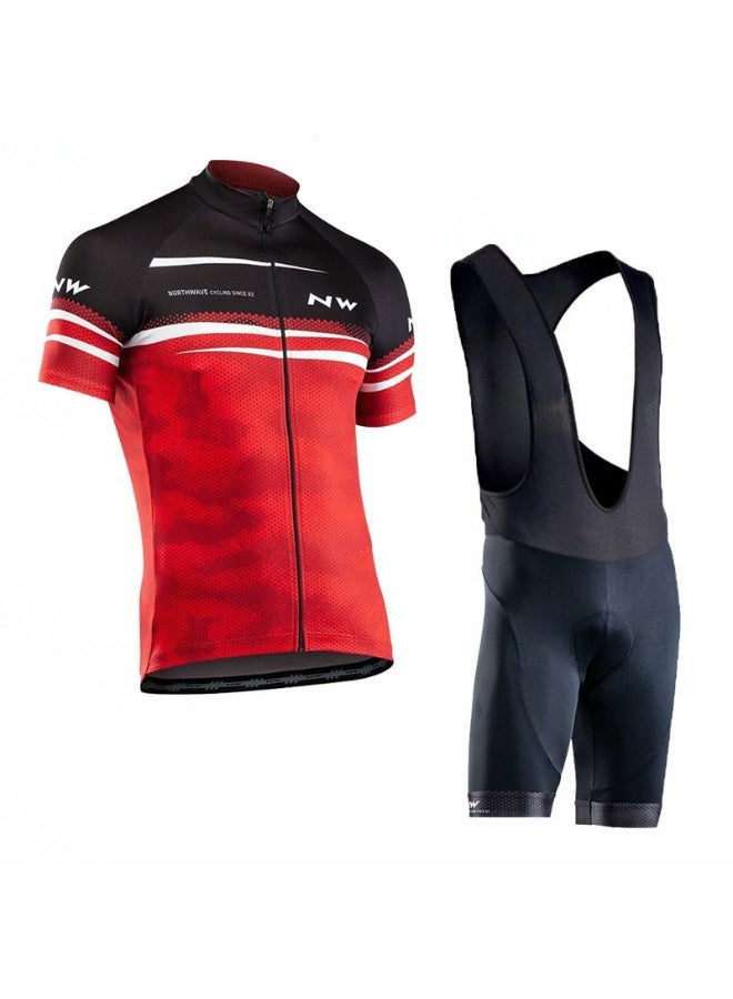 KUYING GR New Summer Outdoor Sunscreen Moisture Absorption Quick Drying Bicycle Women's Cycling Clothing Set  - Image 1