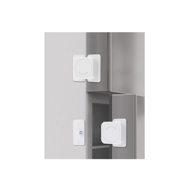 SOLARAE Child Safety Cabinet Locks, Baby Safety Hidden Lock for Cabinets and Drawers and No Drilling, Baby Proofing Latches for Closet, Kid Safety Lock to Keep Your Child Safe at Home (4 Pack) - Image 1