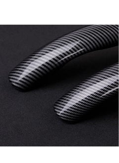 RATSAW Car Steering Wheel Cover Carbon Fiber Universal Automobile Interior Accessories Sport Carbon Fiber Car Steering Wheel Cover Non-Slip Car Wheel Protector  - Image 3