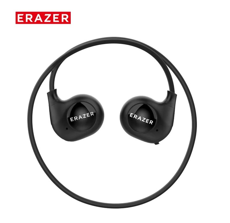 Erazer The XT95 MAX ear-hook wireless sports Bluetooth earphones feature a microphone, are waterproof, and have a 16mm speaker. - Image 1