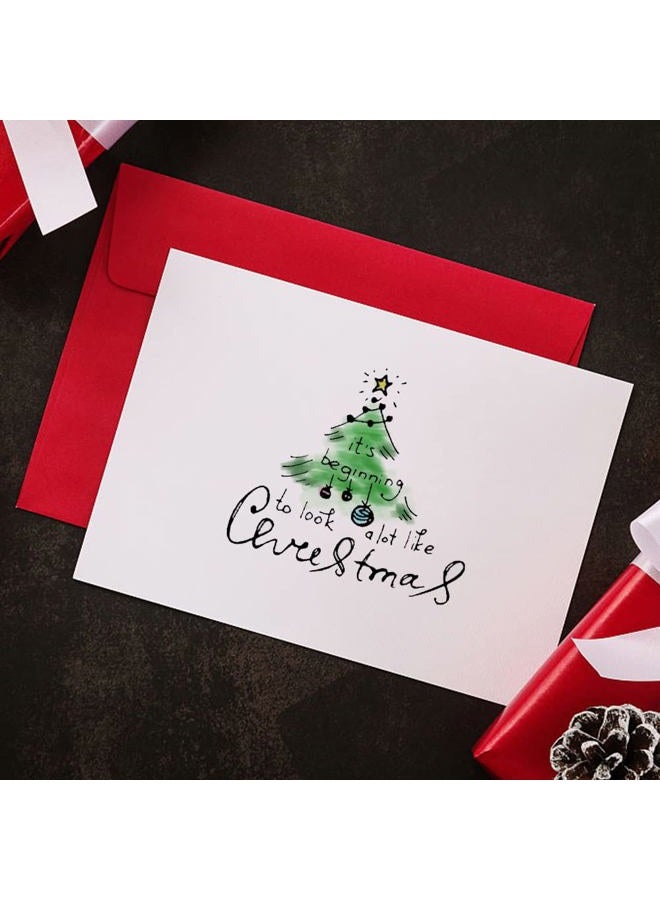 Hying 11 PCS Christmas Blessing Words Clear Stamps for Card Making and Photo Album Decorations, Christmas Tree Rubber Stamps Gift Box Silicone Stamp Seal for Christmas DIY Scrapbooking - Image 5