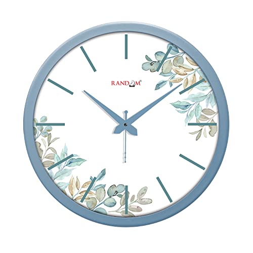 RANDOM 12 Inch Classic Number Modern Stylish Tic TOC Wall Clock for Home, Living Room, Bedroom, Lobby, Office, and Kitchen (Grey) - Image 1