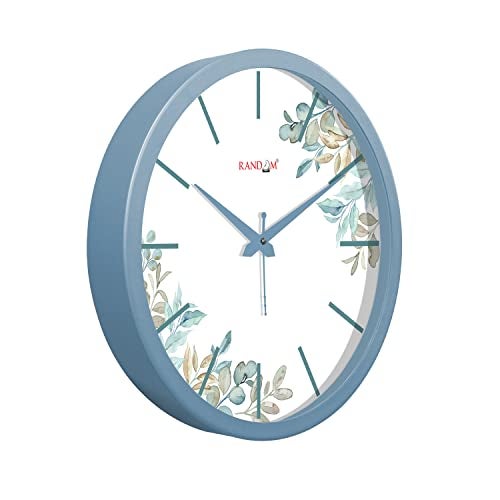 RANDOM 12 Inch Classic Number Modern Stylish Tic TOC Wall Clock for Home, Living Room, Bedroom, Lobby, Office, and Kitchen (Grey) - Image 3