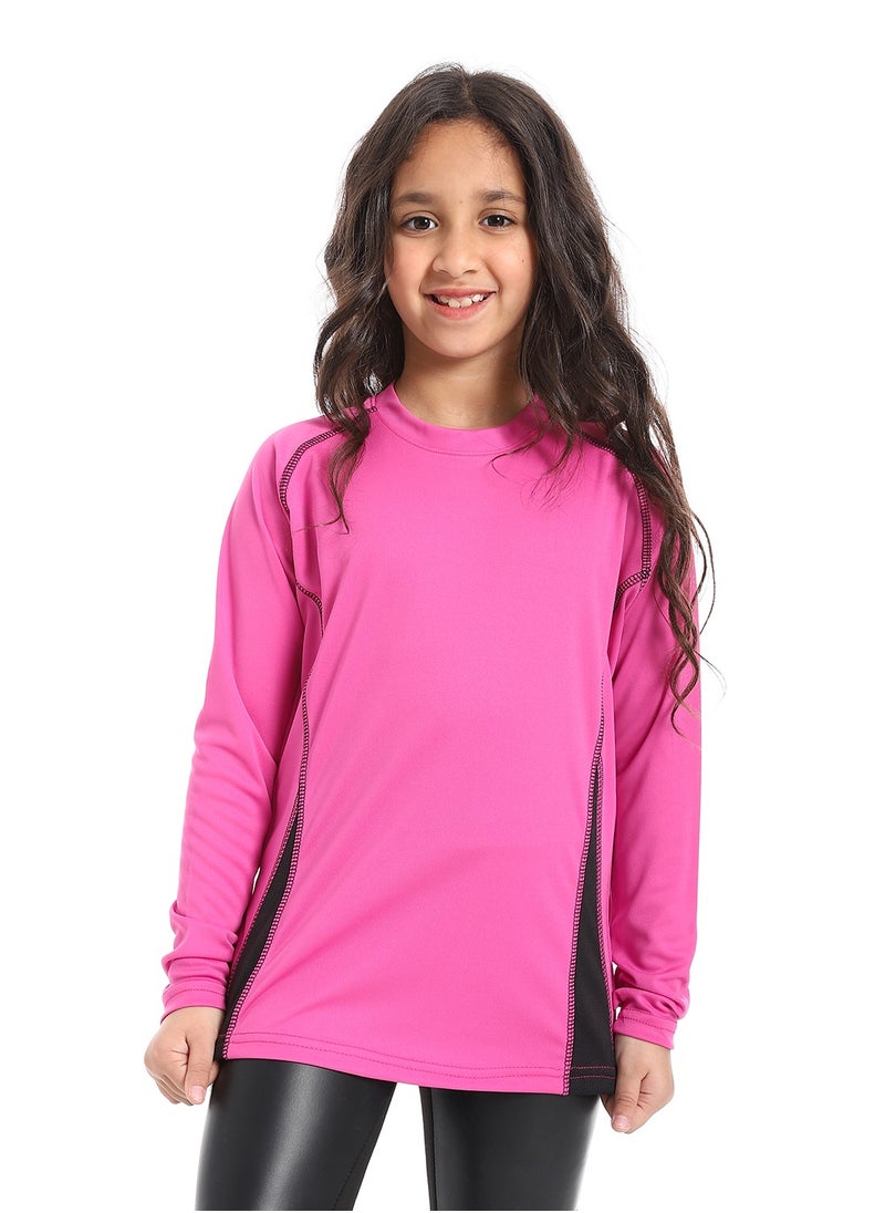 Caesar Girls' sports T-shirt with sleeves and a handle  - Image 2