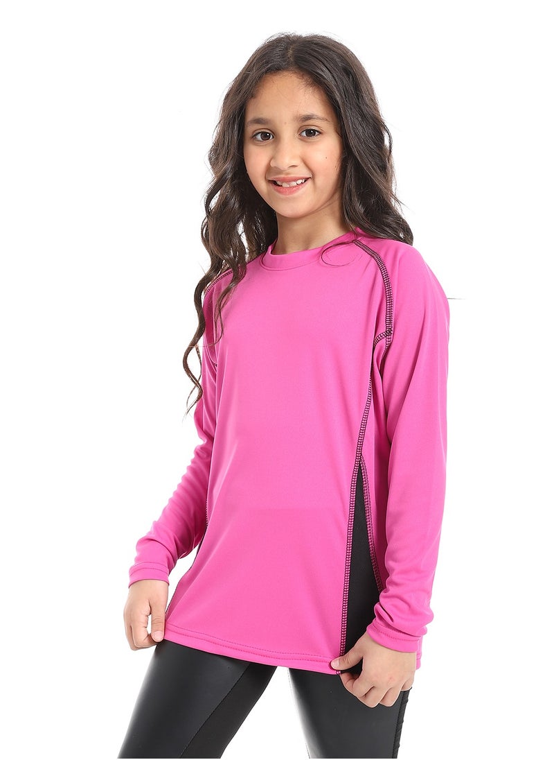 Caesar Girls' sports T-shirt with sleeves and a handle  - Image 4