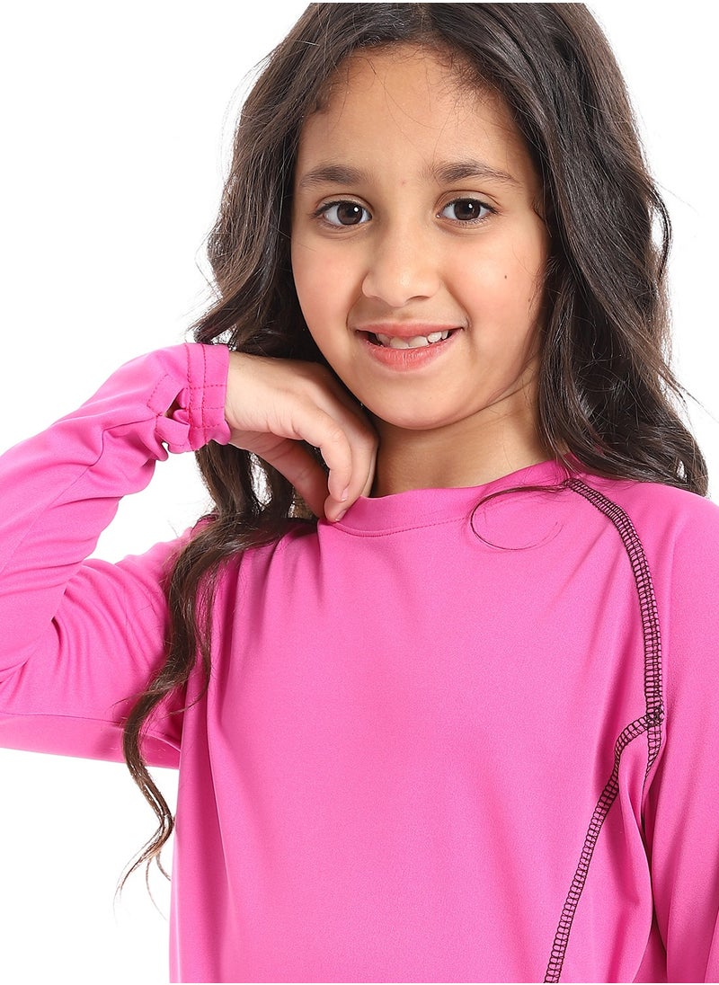 Caesar Girls' sports T-shirt with sleeves and a handle  - Image 3