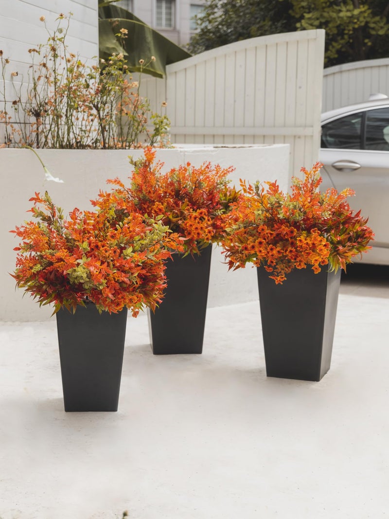 Clycaloor 8pcs Fall Artificial Outdoor Branch with Eucalyptus Leaves for Indoor Outside Hanging Plants Garden Porch Window Box Home Wedding Farmhouse D?cor - Image 5