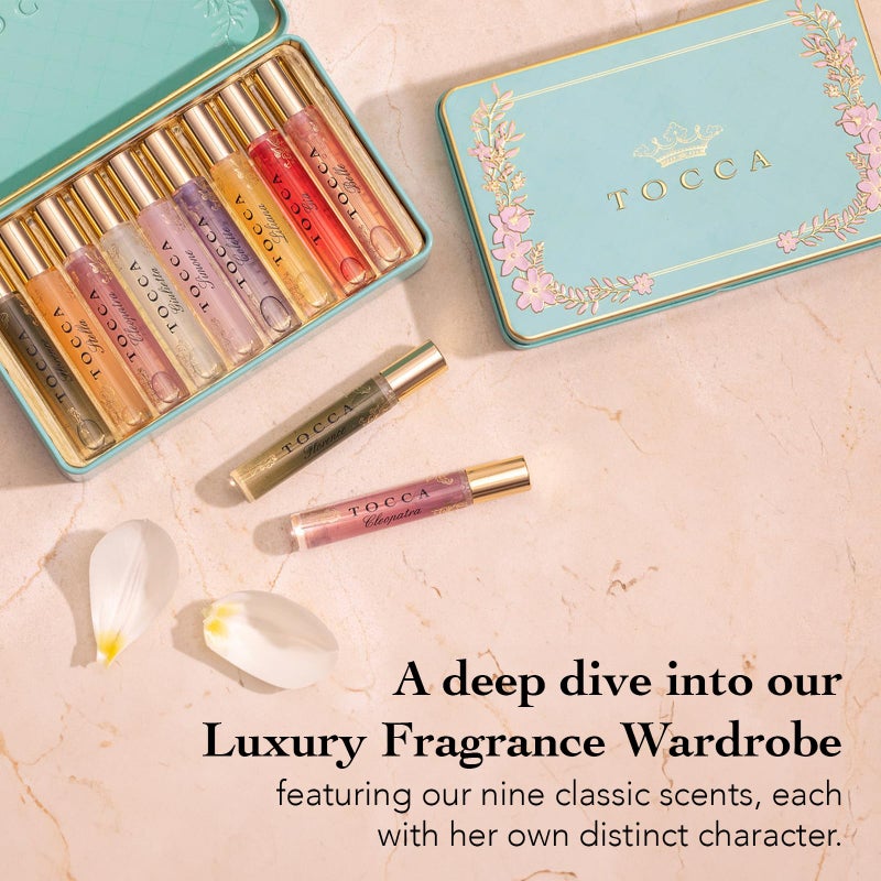 Tocca Luxury Fragrance Wardrobe - Set of 9 Travel Size Women's Perfumes in Giftable Tin Case, Includes Florence, Cleopatra, Stella, Giulietta, Simone, Colette, Liliana, Gia & Belle - Image 3