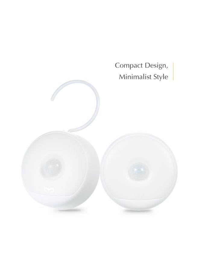 NIBEMINENT LED Night Lamp With Motion Sensor White 7.70x5.50x7.50cm - Image 3