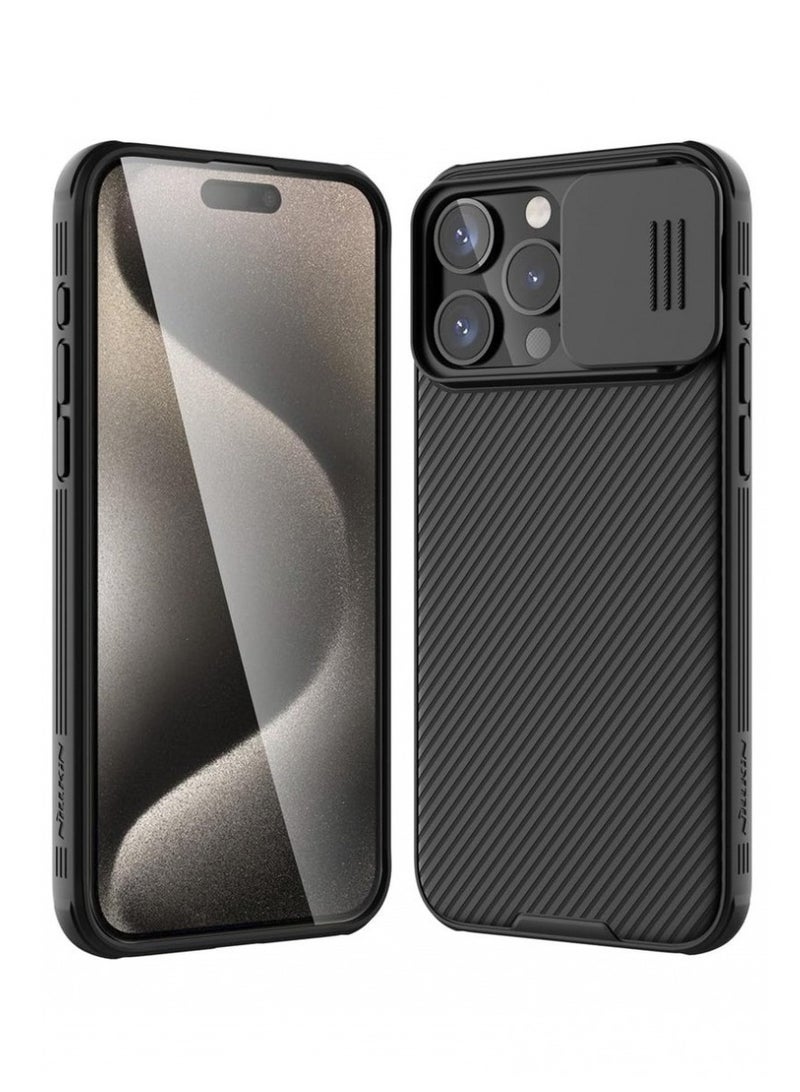 ELTRAZONE Eltrazone CamShield Pro Series Cover Case Designed For Apple iPhone 15 Pro Max - Black