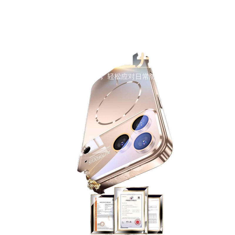 غطاء MagSafe | حماية من السقوط | مغناطيس قوي | Star Orange PC | مقاوم للصدمات لـ iPhone 16 / 16 Plus / 16 Pro / 16 Pro Max - Image 5