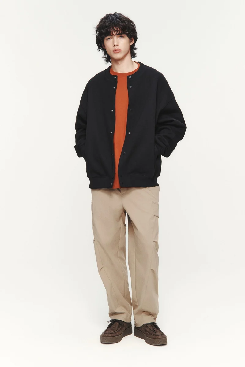 اتش اند ام كارديغان بنمط الوافل بقصة واسعة