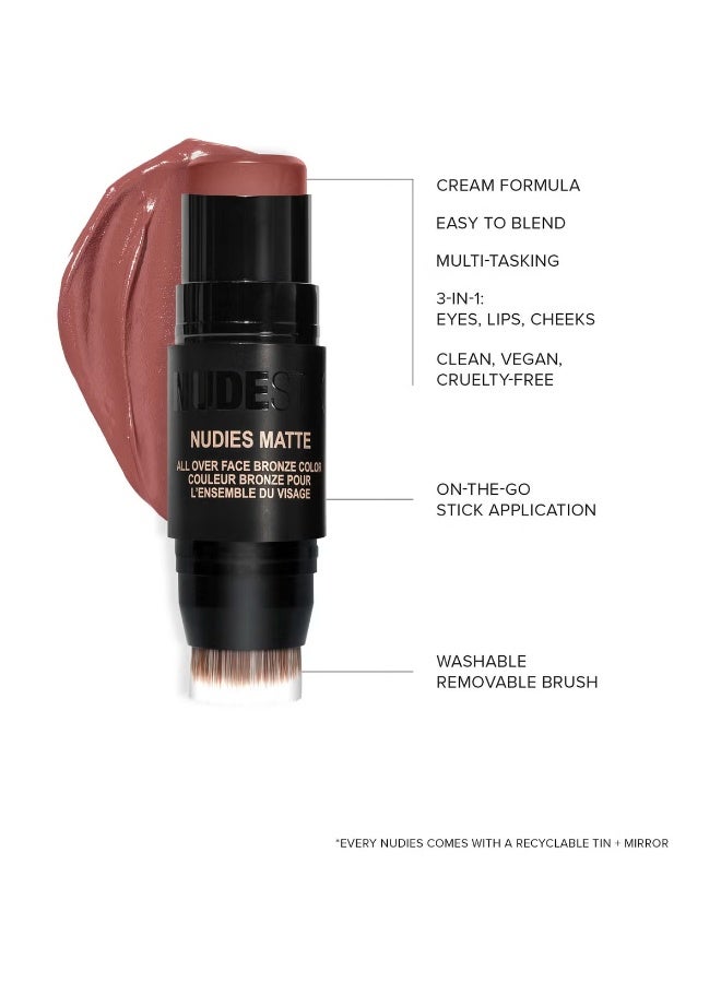 NUDESTIX Nudies All Over Face Color Matte - Sunkissed Cool - Image 2