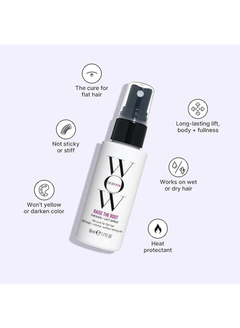 Color Wow Raise the Root Spray, 1.7oz – Travel Size Volumizing Root Lift Spray  - Image 3