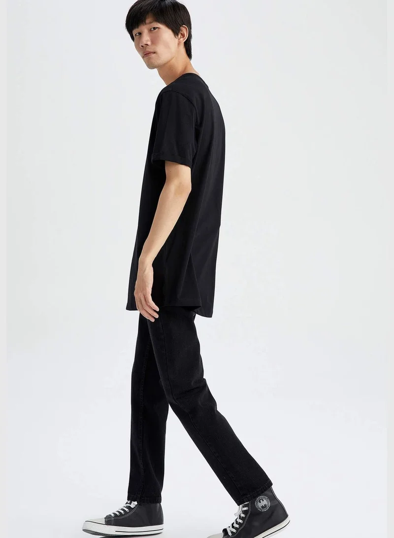 DeFacto Oversize Fit Basic Neck Cotton T-Shirts