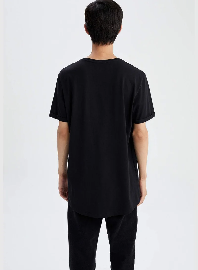 DeFacto Oversize Fit Basic Neck Cotton T-Shirts