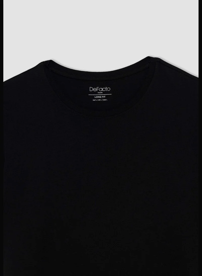 DeFacto Oversize Fit Basic Neck Cotton T-Shirts