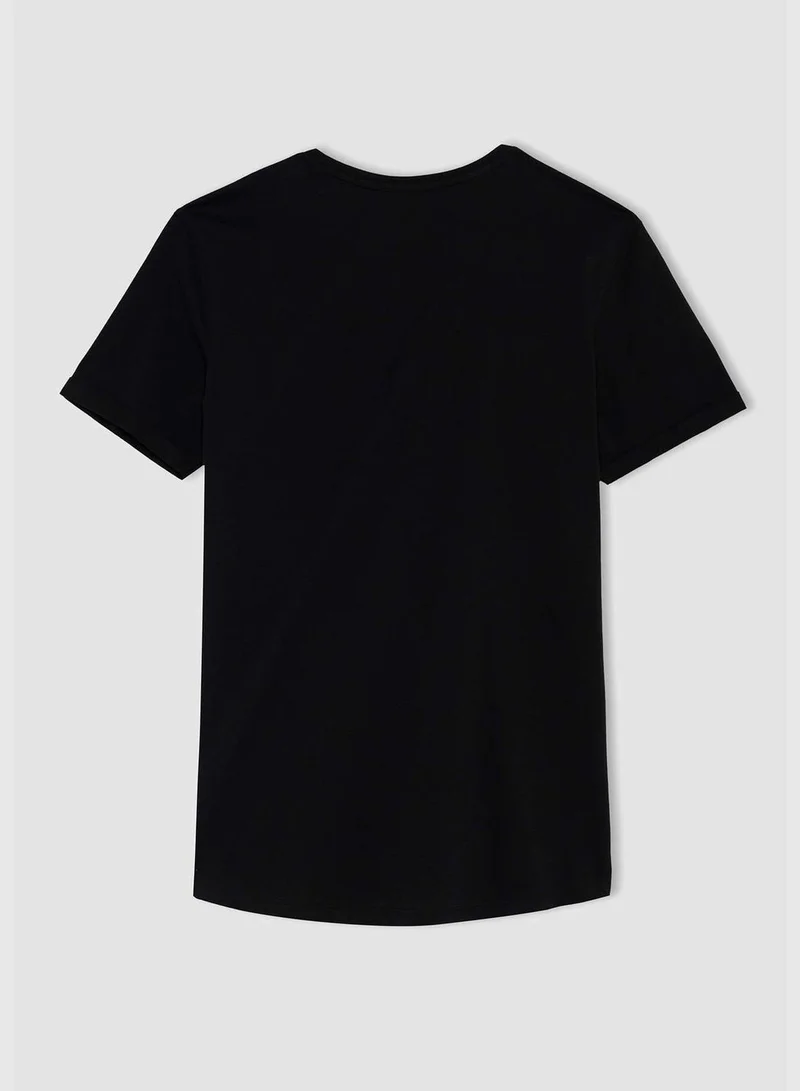 DeFacto Oversize Fit Basic Neck Cotton T-Shirts