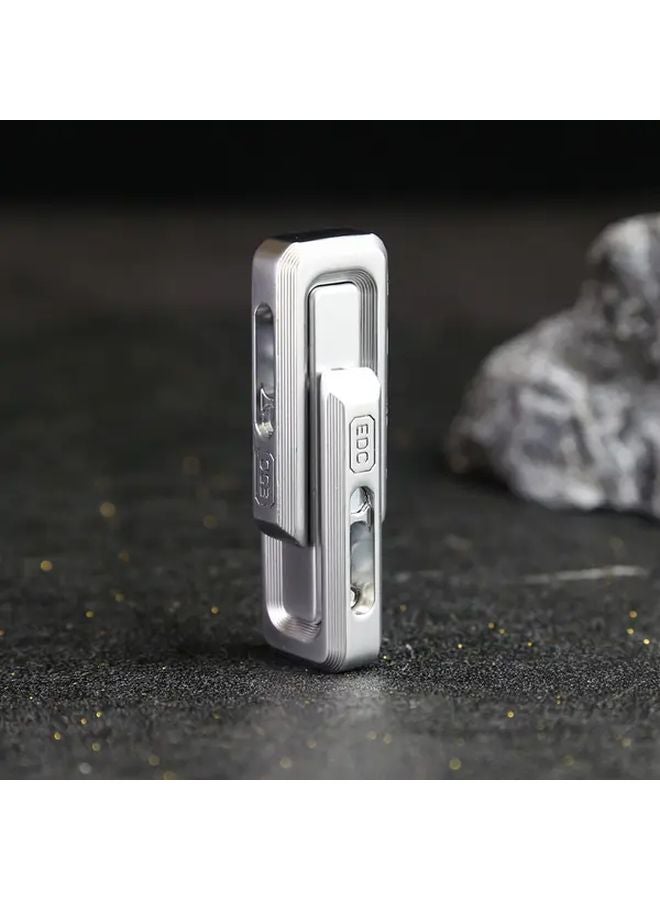 Silvery Fidget Slider Haptic Toy For Adults Focus Aid Compact Portable Durable - Image 4