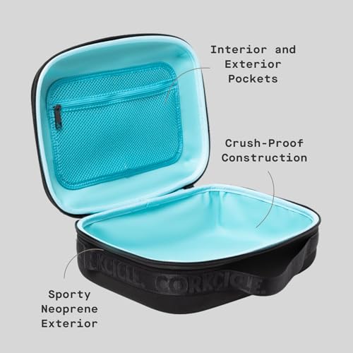 Corkcicle Lunchpod Insulated Lunch Bag - Crush-Proof Design - Food Safe Interior - Exterior & Interior Pockets - 11” x 8.75” x 4” - Summer Gift - Keeps Food Cold - Black Neoprene - Image 4