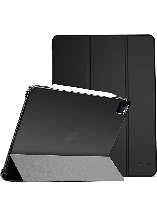 Procases ProCase iPad Pro 11 Case 2021 2020 2018, Slim Hard Shell Protective Stand Cover for iPad Pro 11 2nd Gen 2020 & 1st Gen 2018 -Black - Image 1