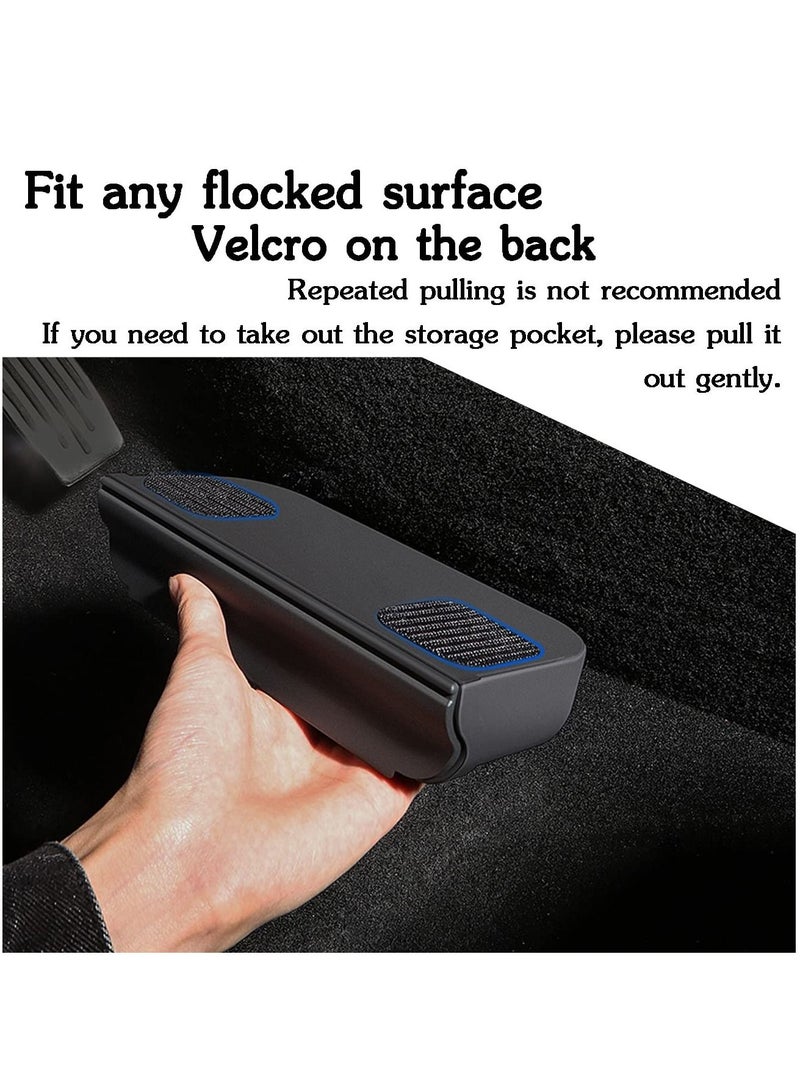 SYOSI for Tesla Model 3 Model Y Car Glasses Storage Box Interior Accessories Storage Box, Center Console Storage Box Silicone Accessories with Sunglasses Key Card Holder for Tesla Model S X - Image 4