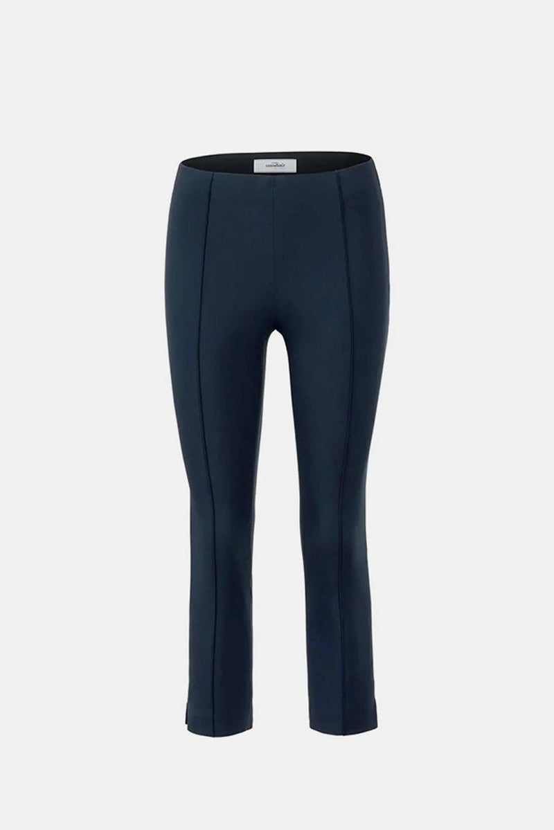Tchibo Women Plain Pull On Capri Pants, Navy - Image 2