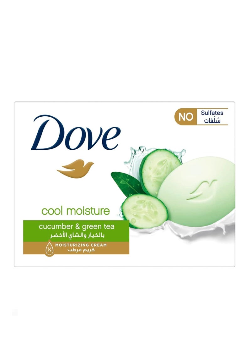 Dove صابون دوف برائحة الخيار والشاي الأخضر 125 جرام