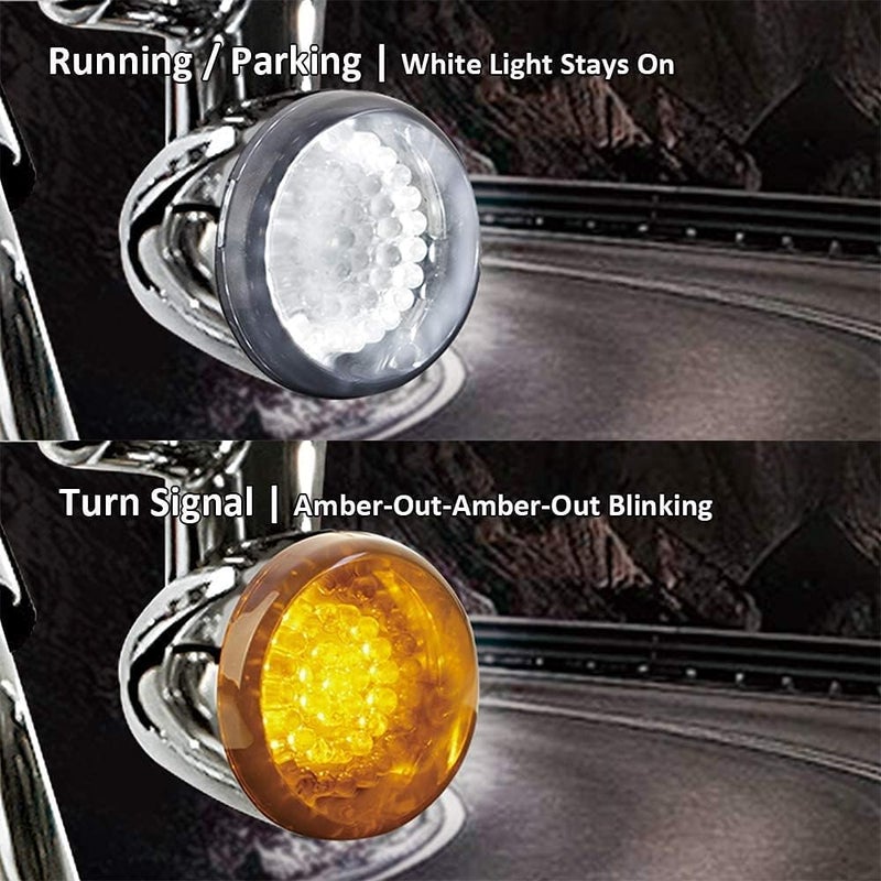 NTHREEAUTO 2-Inch LED Turn Signal Kit for Motorcycles - Image 3