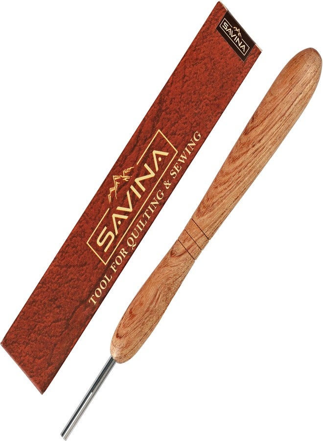 Savina Wooden Paper Bead Roller with Slotted Metal Tip - Handcrafted Hardwood Quilling Tool with Ergonomic Handle for DIY Paper Jewelry & Bead Making Crafts (1) - Image 1