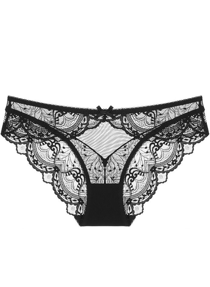 Lady Panty Women's Low-Rise Briefs Black