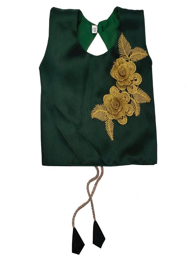 SR CREATION Girl Net Readymade Lehenga choli (4097-pista KASHYAP (1-2 YEARS)_Green_18 Months-24 Months) - Image 4