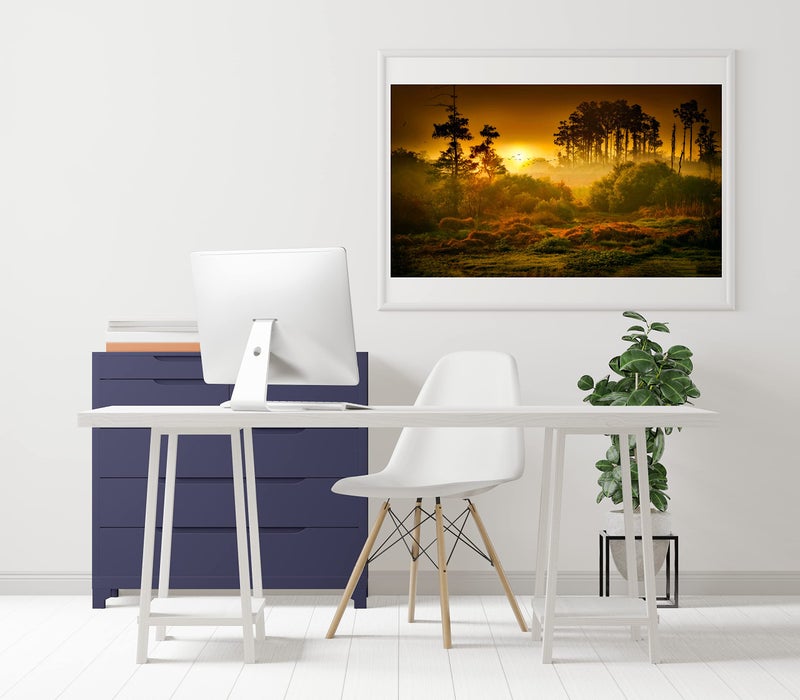 Print Panda Fabulous Landscape Wall Poster for Home Decor, Living Room, Bed Room, Kids Room, Play Room, Restaurant, Hotel (Self Adhesive Vinyl, Water Proof) (R061) (4 ft x 3 ft) - Image 3