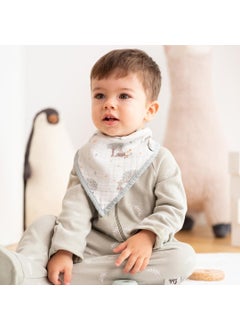 2 Layer Muslin Towel Bandana Apron Set of 2 Forest