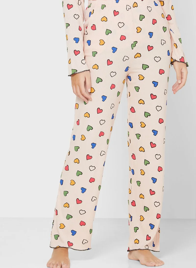 Ginger Printed Pyjama Set